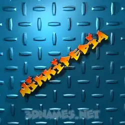 nikkipedia in Grid Style style - 3D name wallpaper