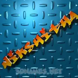 nikshitha in Grid Style style - 3D name wallpaper