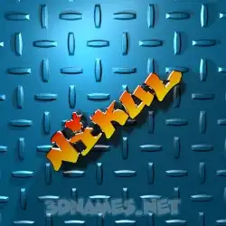 nikul in Grid Style style - 3D name wallpaper
