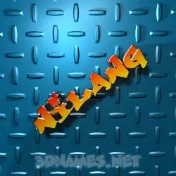 nilang in Grid Style style - 3D name wallpaper