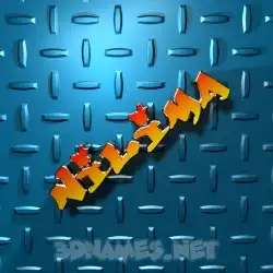 nilima in Grid Style style - 3D name wallpaper