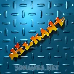 nilkant in Grid Style style - 3D name wallpaper
