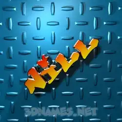 nill in Grid Style style - 3D name wallpaper