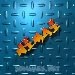 nimai in Grid Style style - 3D name wallpaper