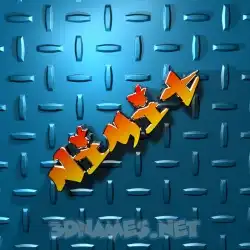 nimit in Grid Style style - 3D name wallpaper