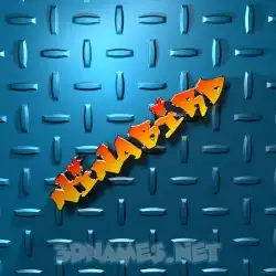ninabird in Grid Style style - 3D name wallpaper
