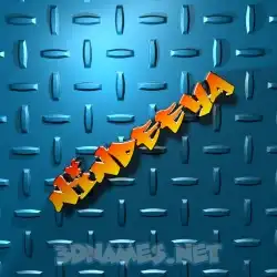 nindeeya in Grid Style style - 3D name wallpaper