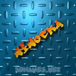 ninocka in Grid Style style - 3D name wallpaper