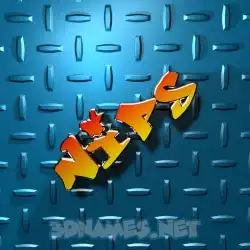 nips in Grid Style style - 3D name wallpaper