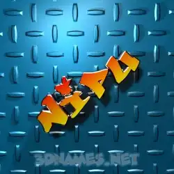 nipu in Grid Style style - 3D name wallpaper