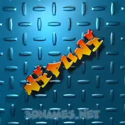 nipuni in Grid Style style - 3D name wallpaper