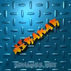 nirakar in Grid Style style - 3D name wallpaper