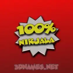 nirjala in Grid Style style - 3D name wallpaper