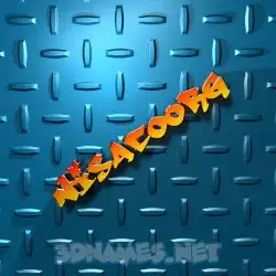 nisacoorg in Grid Style style - 3D name wallpaper