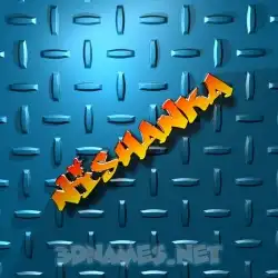 nishanka in Grid Style style - 3D name wallpaper
