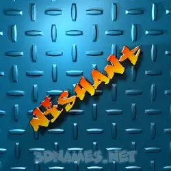 nishant in Grid Style style - 3D name wallpaper