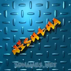 nishtha in Grid Style style - 3D name wallpaper