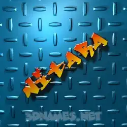 nitara in Grid Style style - 3D name wallpaper