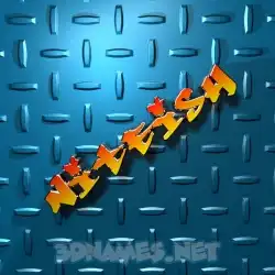 niteish in Grid Style style - 3D name wallpaper