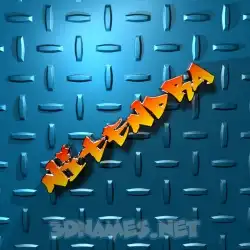 nitendra in Grid Style style - 3D name wallpaper