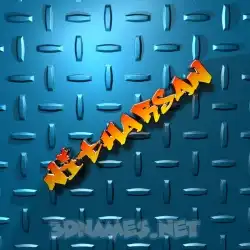 nitharsan in Grid Style style - 3D name wallpaper