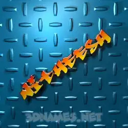 nitheesh in Grid Style style - 3D name wallpaper