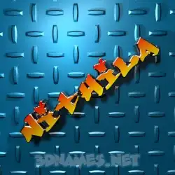 nithila in Grid Style style - 3D name wallpaper