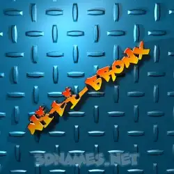niti-bronx in Grid Style style - 3D name wallpaper