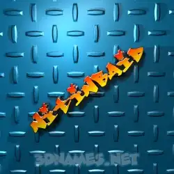 nitinbaid in Grid Style style - 3D name wallpaper