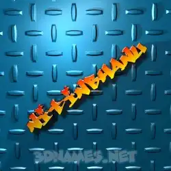 nitinbhanu in Grid Style style - 3D name wallpaper