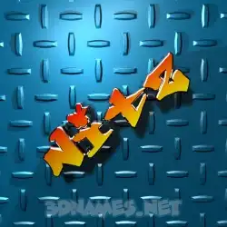 nitz in Grid Style style - 3D name wallpaper