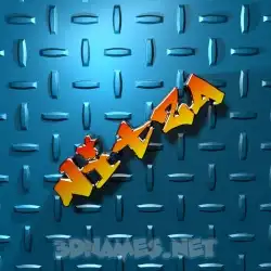 nitza in Grid Style style - 3D name wallpaper