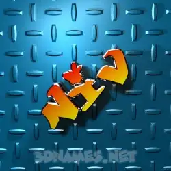 niv in Grid Style style - 3D name wallpaper