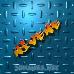 nivene in Grid Style style - 3D name wallpaper