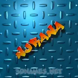 njrana in Grid Style style - 3D name wallpaper