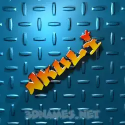 nkuli in Grid Style style - 3D name wallpaper