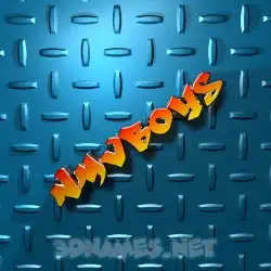 nmvboys in Grid Style style - 3D name wallpaper