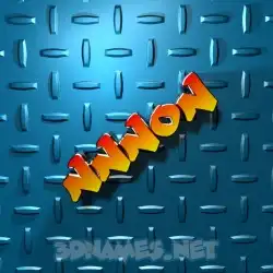 nnnon in Grid Style style - 3D name wallpaper