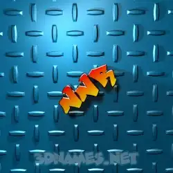 nnr in Grid Style style - 3D name wallpaper