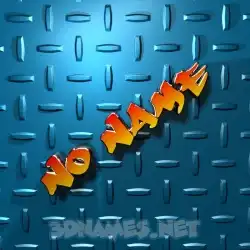 no name in Grid Style style - 3D name wallpaper