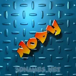 nody in Grid Style style - 3D name wallpaper