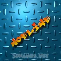 noeline in Grid Style style - 3D name wallpaper