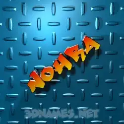 nohra in Grid Style style - 3D name wallpaper