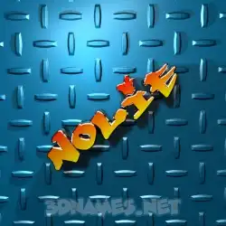 nolie in Grid Style style - 3D name wallpaper
