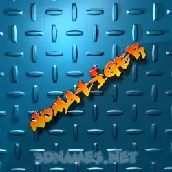 nomatiger in Grid Style style - 3D name wallpaper