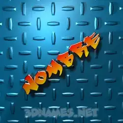 nombre in Grid Style style - 3D name wallpaper