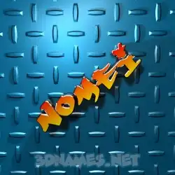 nomei in Grid Style style - 3D name wallpaper