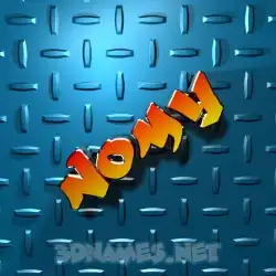 nomy in Grid Style style - 3D name wallpaper