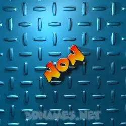 non in Grid Style style - 3D name wallpaper
