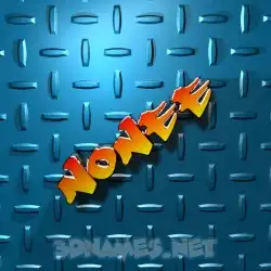 nonee in Grid Style style - 3D name wallpaper